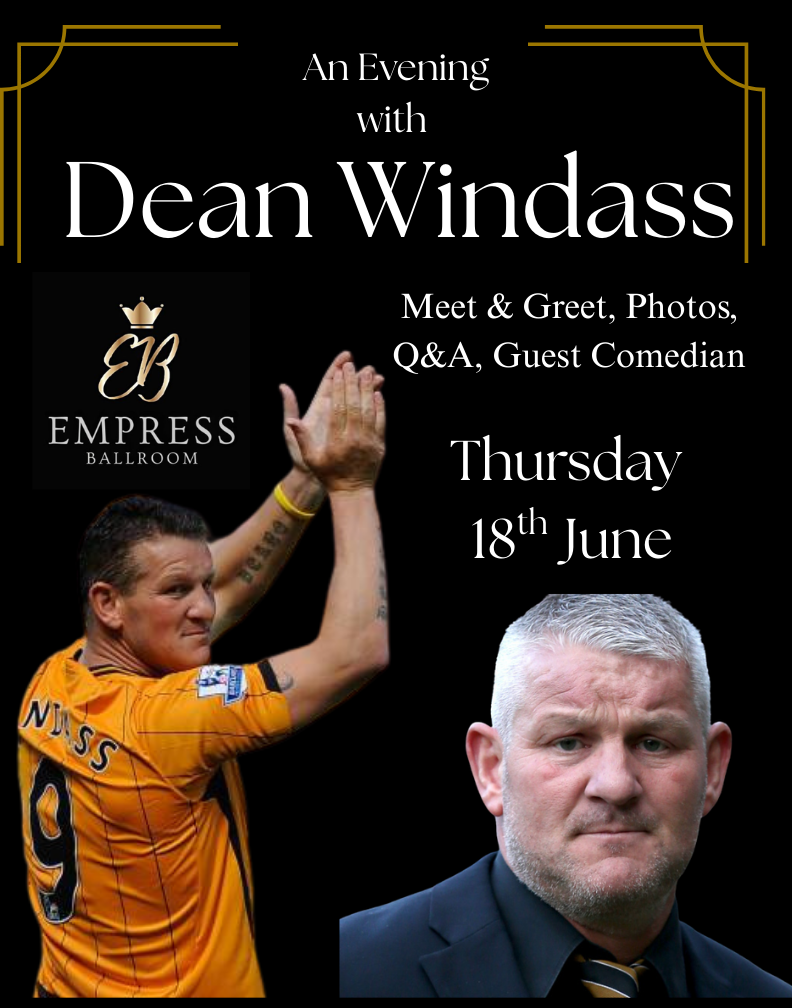 An Evening with Dean Windass Poster